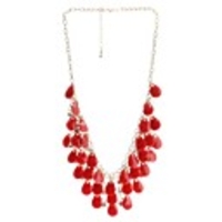 Tassels Water-drop Pattern Resin Necklace