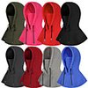 TCAHCC Balaclava Balaclava Thermal Warm Fleece Lining Breathable Bike / Cycling Black Red Fuchsia Corduroy Winter Flounced for Men