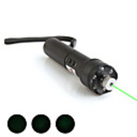 TD-GLP-01B 50mW 532nm Green Laser Pointer Flashlight (3 AAA)
