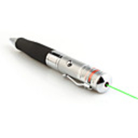 TD-GP-24 5mW 532nm Green Laser Pointer Pen (EU Charger)