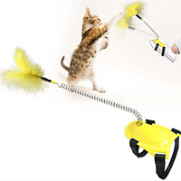 Teaser Dog Cat 1pc Pet Exercise Plastic Gift Pet Toy Pet Play