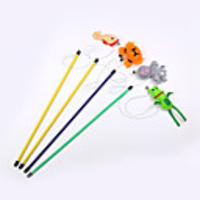 Teaser Feather Toy Interactive Toy Cat Toys Set Cat Pet Toy 1pc Animal Pet Exercise Releasing Pressure Plush Gift
