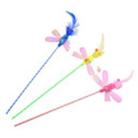 Teaser Feather Toy Interactive Toy Cat Toys Set Cat Pet Toy 1pc Pet Exercise Releasing Pressure Plastic Gift