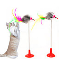 Teaser Feather Toy Interactive Toy Cat Toys Set Cat Pet Toy 1pc Pet Exercise Releasing Pressure Plastic Gift