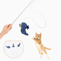 Teaser Interactive Toy Cat Toys Set Cat Pet Toy 1pc Pet Exercise Releasing Pressure Plush Gift
