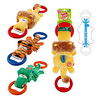 Teeth Cleaning Toy Dog Chew Toys Interactive Toy Slow Feeder Treat Ball Dog Toy Dog Pet Exercise Teething Rope Toy Teething Toy Plush Fabric Gift Pet Toy Pet Play miniinthebox