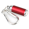 Telescopic Led Flashlight With Keychain - Red
