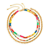 temperament beaded hit color all-match necklace european and american cross-border jewelry soft ceramic color ethnic style set necklace miniinthebox