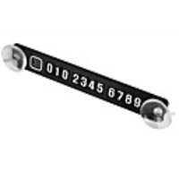 Temporary Car Parking Card Telephone Number Card Notification Night Light Sucker Plate Car Styling Phone Number Card New Arrival