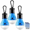 tent light 3 packs tent lamp camping lights portable led lanterns compact tent lights for camping hiking backpacking fishing hanging hurricane emergency light bulb with 9 aaa batteries
