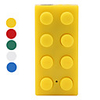 TF Card Reader MP3 Player (Assorted Colors,  LEGO Style)