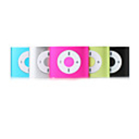 TF Card Reader MP3 Player With Clip - 5 Colors Available