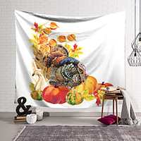 Thanksgiving Day Wall Tapestry Art Decor Blanket Curtain Hanging Home Bedroom Living Room Decoration Polyester miniinthebox