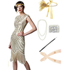 The Great Gatsby 1920s Vintage Vacation Dress Flapper Dress Outfits Masquerade Prom Dress Women
