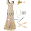 The Great Gatsby 1920s Vintage Vacation Dress Flapper Dress Outfits Masquerade Prom Dress Women