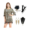 The Great Gatsby 1920s Vintage Vacation Dress Flapper Dress Outfits Masquerade Women