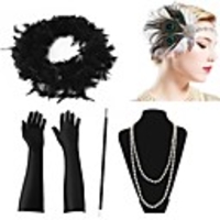 The Great Gatsby Charleston 1920s The Great Gatsby Costume Accessory Sets Flapper Headband Women
