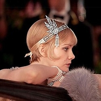 The Great Gatsby Charleston Pendant Roaring 20s 1920s Flapper Headband Women