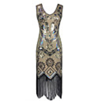 The Great Gatsby Charleston Retro Vintage 1920s Vacation Dress Flapper Dress Ball Gown Women