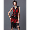 The Great Gatsby Charleston Roaring 20s 1920s Roaring Twenties Vacation Dress Flapper Dress Party Costume Masquerade Cocktail Dress Women