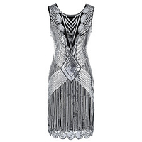 The Great Gatsby Charleston Roaring 20s 1920s Sparkle Shine Roaring Twenties Vacation Dress Flapper Dress Dress Cocktail Dress Prom Dress Women