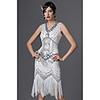 The Great Gatsby Charleston Roaring 20s 1920s Sparkle Shine Vacation Dress Flapper Dress Party Costume Masquerade Cocktail Dress Women
