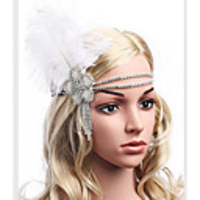 The Great Gatsby Charleston Vintage 1920s Roaring Twenties Flapper Headband Women
