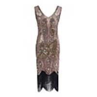 The Great Gatsby Charleston Vintage 1920s Vacation Dress Flapper Dress Party Costume Masquerade Women