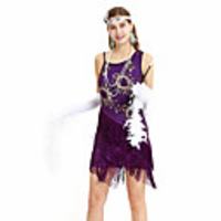 The Great Gatsby Charleston Vintage 1920s Vacation Dress Flapper Dress Party Costume Masquerade Women