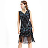 The Great Gatsby Charleston Vintage 1920s Vacation Dress Flapper Dress Party Costume Masquerade Women