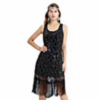 The Great Gatsby Charleston Vintage 1920s Vacation Dress Flapper Dress Party Costume Masquerade Women
