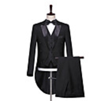 The Great Gatsby Retro Vintage Medieval Coat Pants Outfits Vest Men