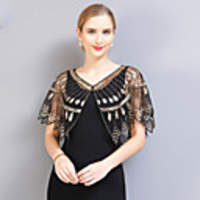 The Great Gatsby Vintage 1920s Cloak Party Costume Masquerade Women