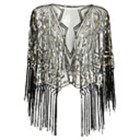 The Great Gatsby Vintage 1920s Cloak Party Costume Masquerade Women