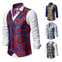 The Great Gatsby Vintage 1920s Masquerade Vest Waistcoat Men