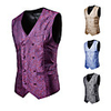 The Great Gatsby Vintage 1920s Masquerade Vest Waistcoat Men