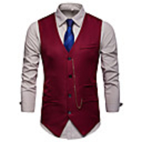 The Great Gatsby Vintage 1920s Masquerade Vest Waistcoat Men