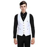 The Great Gatsby Vintage 1920s Masquerade Vest Waistcoat Men