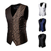 The Great Gatsby Vintage 1920s Masquerade Vest Waistcoat Men
