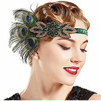 The Great Gatsby Vintage 1920s The Great Gatsby Gloves Flapper Headband Women