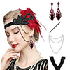 The Great Gatsby Vintage 1920s The Great Gatsby Gloves Flapper Headband Women