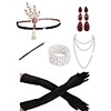The Great Gatsby Vintage 1920s The Great Gatsby Gloves Flapper Headband Women
