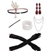 The Great Gatsby Vintage 1920s The Great Gatsby Gloves Flapper Headband Women