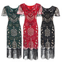 The Great Gatsby Vintage 1920s Vacation Dress Flapper Dress Dress Party Costume Women