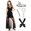 The Great Gatsby Vintage 1920s Vacation Dress Flapper Dress Outfits Masquerade Women