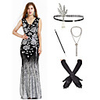 The Great Gatsby Vintage 1920s Vacation Dress Flapper Dress Outfits Masquerade Women