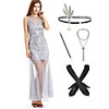 The Great Gatsby Vintage 1920s Vacation Dress Flapper Dress Outfits Masquerade Women