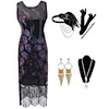 The Great Gatsby Vintage 1920s Vacation Dress Flapper Dress Outfits Masquerade Women