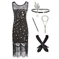The Great Gatsby Vintage 1920s Vacation Dress Flapper Dress Outfits Masquerade Women
