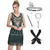 The Great Gatsby Vintage 1920s Vacation Dress Flapper Dress Outfits Masquerade Women